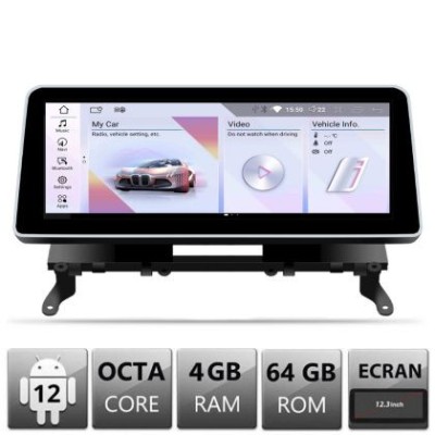 Navigatie BMW X3 X4 F25 F26 2010-2011 cu ecran CIC Android ecran 10.25&amp;quot; 4+64 4G BT CarStore Technology foto