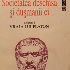 SOCIETATEA DESCHISA SI DUSMANII EI VOL I SI II -K. R. POPPER, HUMANITAS,1993