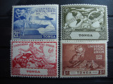 TONGA 1949 SERIE UPU MNH, Nestampilat