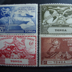 TONGA 1949 SERIE UPU MNH