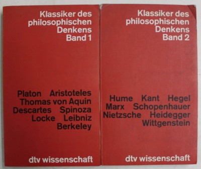 Klassiker des philosophischen Denkens 2 volume foto