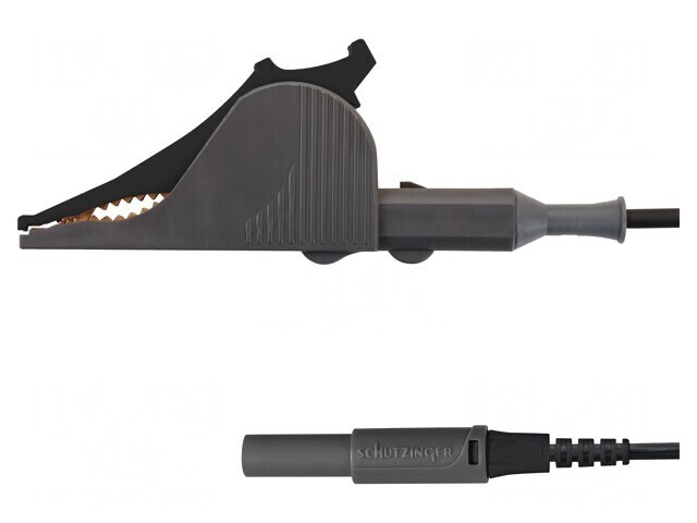 Cablu Kelvin 60VDC 10A 1,5m Aurit Negru
