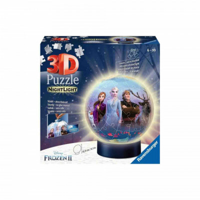 Puzzle 3D Luminos Frozen II, 72 Piese foto