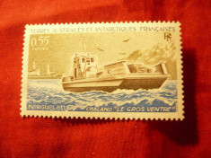 Serie Terres Australes et Antartiques Franceze -1983 Nava , 1 val. 0,55fr foto