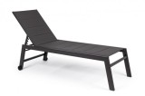 Cumpara ieftin Sezlong gradina gri antracit Hilde 65x200x102 cm