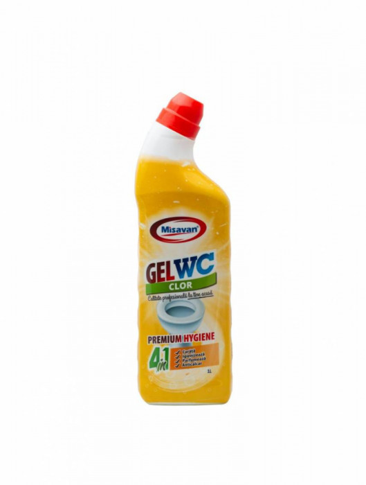 Gel Wc cu Clor 4 IN 1 Misavan 1L