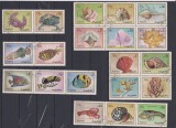 FUJEIRA 1972 FAUNA MARINA MI. 1019-1038 STAMPILAT