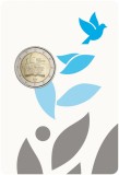 San Marino 2024 - 2 euro - 50 de ani Declarația drepturilor civile BU, Europa