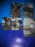 HOPCT LOT NR 280 MANASTIREA HOREZU-JUD VALCEA -4 CARTI POSTALE-RPR-CIRCULATE