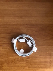 Cablu date APPLE USB-C la USB-C, 1m, alb foto