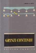 Grinzi continue - Tabele de calcul (Editie 1965)