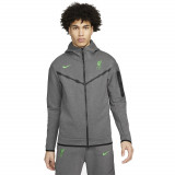 FC Liverpool hanorac de bărbați cu glugă Tech Fleece grey - XXL, Nike