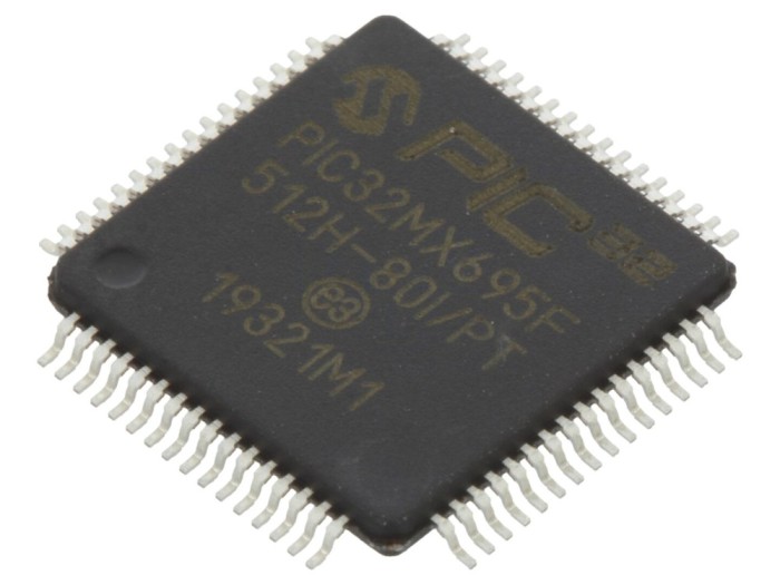 Microcontroler PIC32 512kB 80MHz