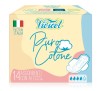 Absorbante ultra subtiri de zi din bumbac bio, hipoalergenic - 4 picaturi (14 buc) - VIVICOT Puro C