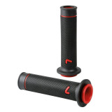 Manere ghidon motocicleta universale Sport-Grip - Negru/Rosu LAMOT90580