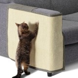 Protectie Canapea Pisici Navaris, 50x70 cm, Sisal Maro - Husa Anti-Zgarieturi