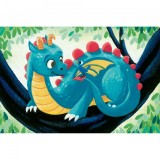 Puzzle In Cutie Dragon, 6 Piese, Ravensburger