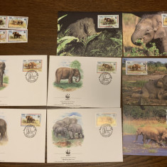 kenia - pesti - serie 4 timbre MNH, 4 FDC, 4 maxime, fauna wwf