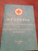 Statutul Societatii de Cruce Rosie din RSR, 1973, Epoca de Aur, Carte Bibliofilie