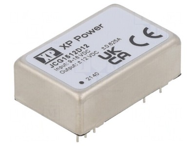 Convertor DC/DC 15W 9-18V la 12V/-12V THT foto