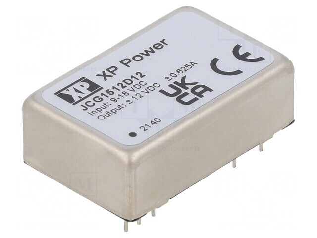Convertor DC/DC 15W 9-18V la 12V/-12V THT