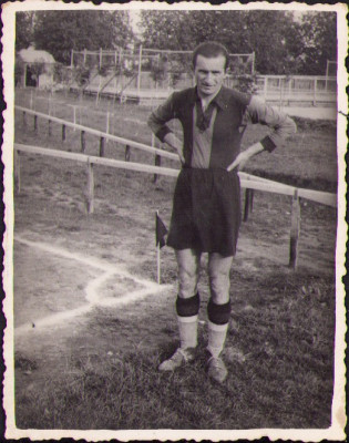 HST M171 Poză arbitru rom&amp;acirc;n de fotbal 1937 foto