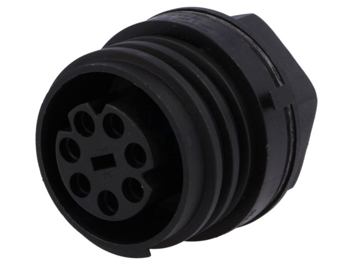 Conector circular soclu mamă 7 pini IP68