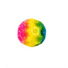 Minge săltareață, super space ball, curcubeu ,7 cm