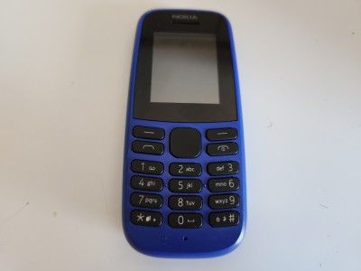 Telefon Nokia 105 TA-1203 TA-1174 din 2019 folosit albastru foto