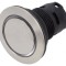 Comutator Apăsare 22mm Argintiu IP65