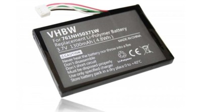&amp;Icirc;nlocuire baterie GPS VHBW pentru Navigon 761NH50371W - 1300mAh, 3.7V foto
