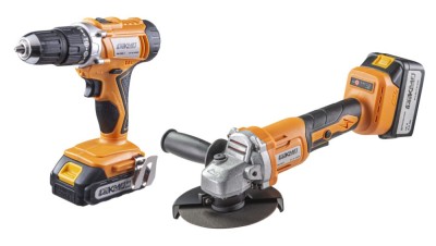 Set Polizor unghiular si bormasina 18V 2 si 4Ah BK-AGCDL1 HardWork ToolsRange foto