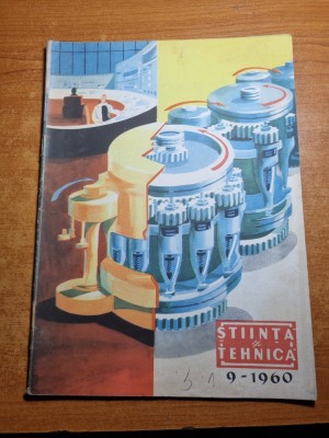 stiinta si tehnica septembrie 1960-art. si foto cu noul cartier giulesti,t.vuia foto