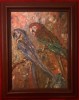 &bdquo;Papagali Ara&rdquo; 1975, Pasari, Ulei, Realism
