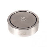 Magnet de cautare Black Magnet, Neodim, Capacitate 2 x 300 kg, Argintiu