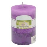 Lumanare aromata de camera, 6,8 x 9,5 cm, Mov/Lila, Oem
