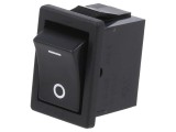 Comutator Basculant ON-OFF 6A/250V Negru