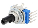 Potentiometru axial 50k&Omega; THT 6mm