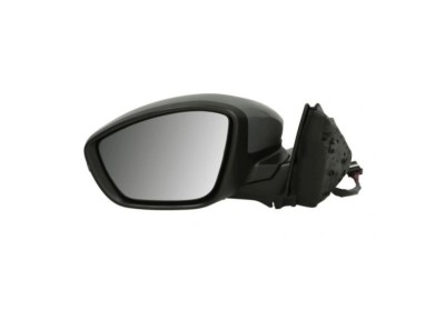Oglinda usa exterioara PEUGEOT 2008/e-2008, 11.2019-01.2024, partea stanga, View Max, reglare electrica; grunduit; cu incalzire; sticla convexa; stic foto