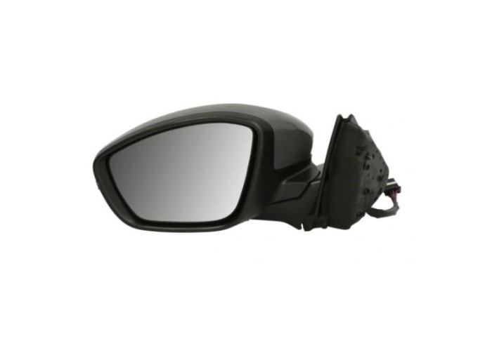 Oglinda usa exterioara PEUGEOT 2008/e-2008, 11.2019-01.2024, partea stanga, View Max, reglare electrica; grunduit; cu incalzire; sticla convexa; stic