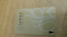 B11 44 - Carduri si cartele telefonice - card acces - piesa de colectie