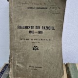 Fragmente din Războiul 1916-1918 de Generalul R. Scărișoreanu