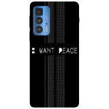 Husa compatibila cu Motorola Edge 20 Lite model I want peace, Silicon, TPU, Viceversa