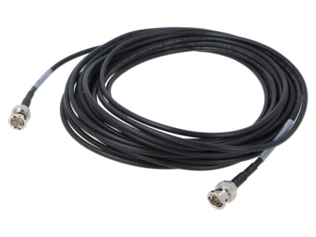 Cablu BNC 9m 75&Omega; ecranat negru drept 3M 1CX12-22-0S-009.0