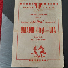 program UTA - Dinamo Pitesti