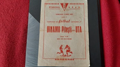 program UTA - Dinamo Pitesti foto