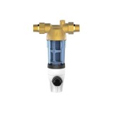 Cumpara ieftin Filtru apa cu purjare 3 4 FE 3M3 H hol cartus inox 90 Aquapur Valhoh Valrom 87210003025