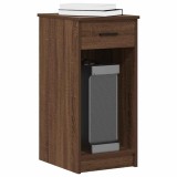 VidaXL Suport turn pentru computer cu sertar Stejar maro 35x45x77 cm