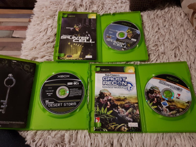 Joc/jocuri pt xbox clasic Colectie 4 jocuri actiune aventura, lupte masini. foto