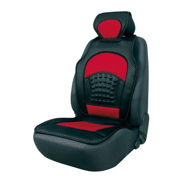 Husa scaun cu efect masaj Automax, culoare Rosie